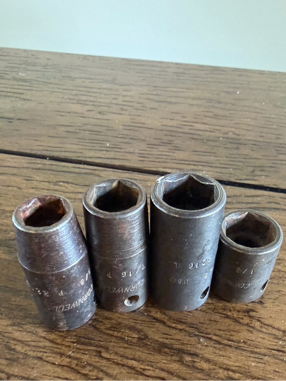 Cornwell Sockets Metric And Standard (set of 4)